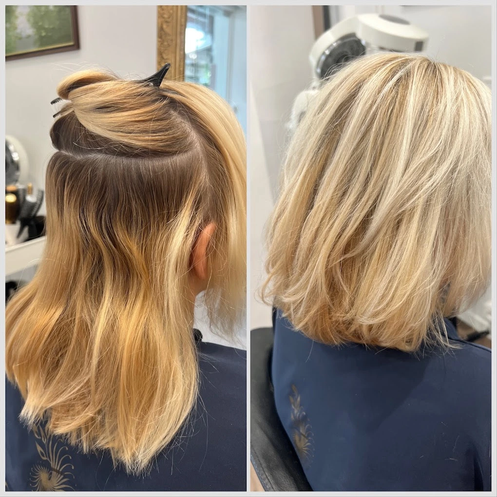 coiffure avant après